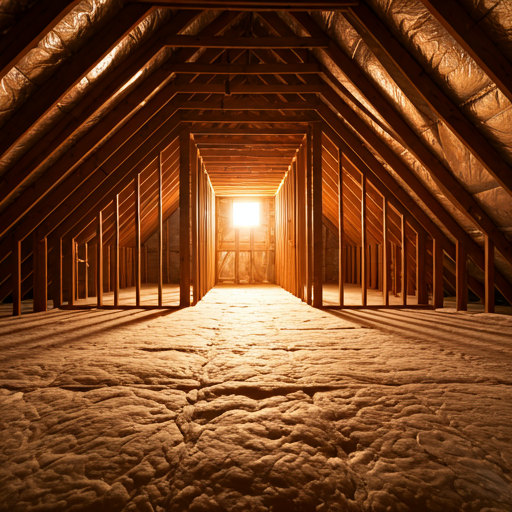 Clean residential attic after professional CA Attic Solutions insulation work